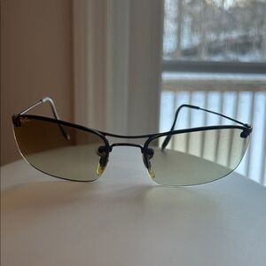 Ray-Ban Black and Brown Sunglasses